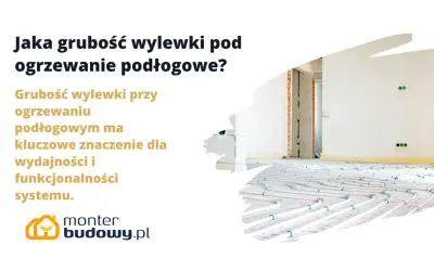 Jaka grubość wylewki pod ogrzewanie podłogowe? Kluczowe znaczenie dla wydajności systemu. Widok instalacji ogrzewania podłogowego.