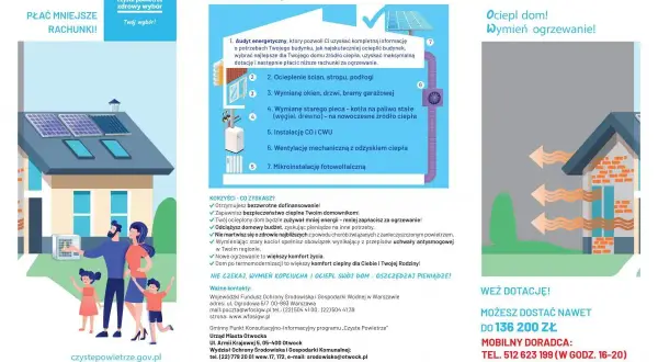 Rodzina cieszy się czystym powietrzem dzięki pompie ciepła. Ocieplenie domu i wymiana ogrzewania to niższe rachunki i zdrowsze życie.