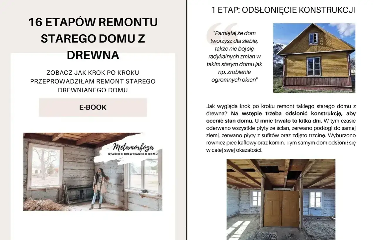 Remont starego drewnianego domu - Uniknij błędów. Poradnik.